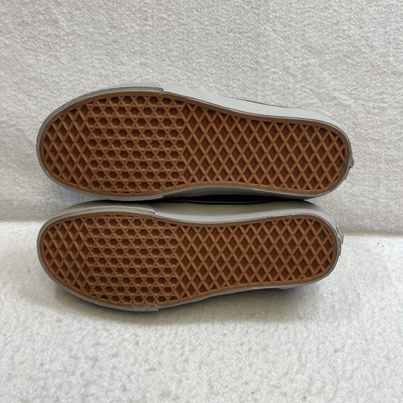 Vans Sneakers Men 9 Gray Brown Atwood Deluxe Textile Gum Sole Padded Skate Shoes - Picture 7 of 9